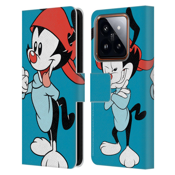 Animaniacs Graphics Wakko Leather Book Wallet Case Cover For Xiaomi 14