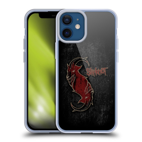 Slipknot Key Art Red Goat Soft Gel Case for Apple iPhone 12 Mini