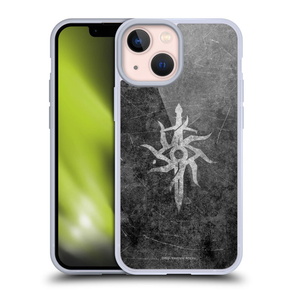 EA Bioware Dragon Age Inquisition Graphics Distressed Symbol Soft Gel Case for Apple iPhone 13 Mini