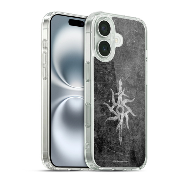 EA Bioware Dragon Age Inquisition Graphics Distressed Symbol Soft Gel Case for Apple iPhone 16 & MagSafe