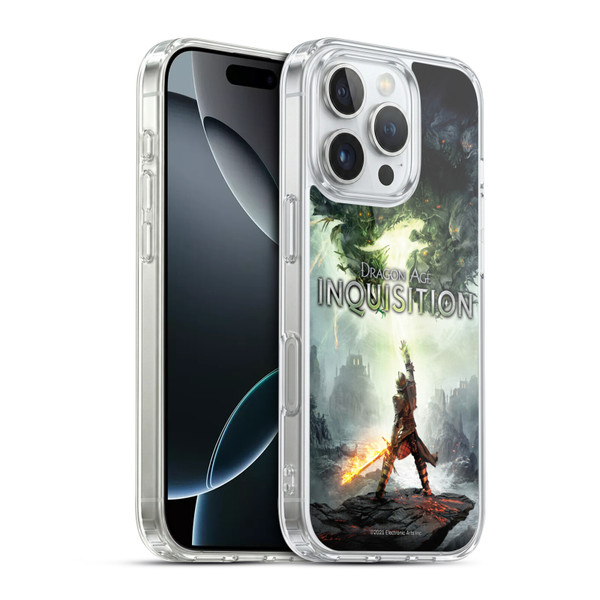 EA Bioware Dragon Age Inquisition Graphics Key Art 2014 Soft Gel Case for Apple iPhone 16 Pro & MagSafe