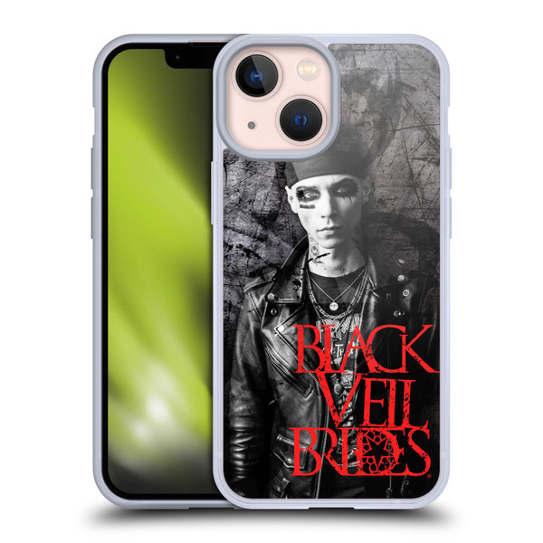Black Veil Brides Band Members Andy Soft Gel Case for Apple iPhone 13 Mini