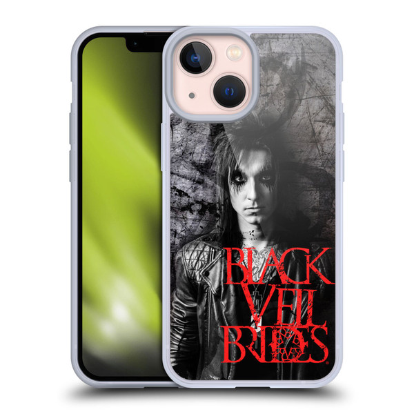Black Veil Brides Band Members Jake Soft Gel Case for Apple iPhone 13 Mini