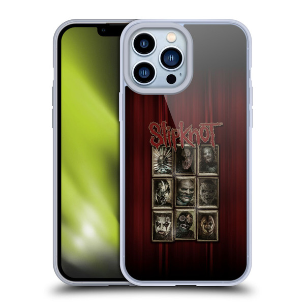 Slipknot Key Art Covered Faces Soft Gel Case for Apple iPhone 13 Pro Max