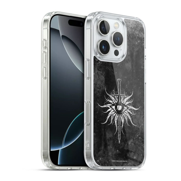 EA Bioware Dragon Age Heraldry Inquisition Distressed Soft Gel Case for Apple iPhone 16 Pro & MagSafe