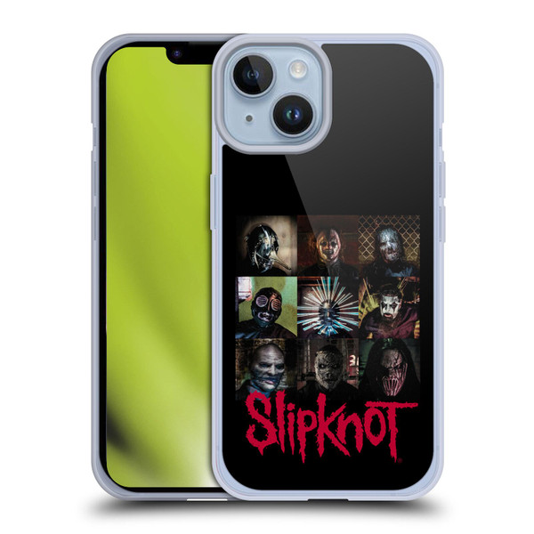 Slipknot Key Art Blocks Soft Gel Case for Apple iPhone 14