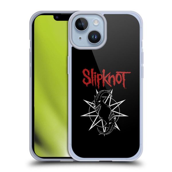Slipknot Key Art Goat Logo Soft Gel Case for Apple iPhone 14