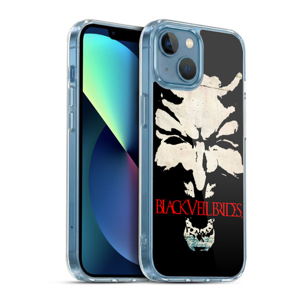 Black Veil Brides Band Art Devil Art Soft Gel Case for Apple iPhone 13 Mini & MagSafe