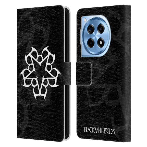 Black Veil Brides Band Art Logo Leather Book Wallet Case Cover For OnePlus 12R