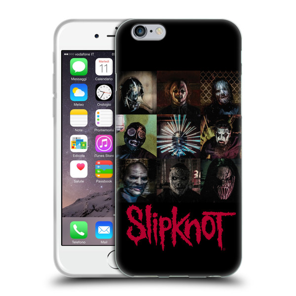Slipknot Key Art Blocks Soft Gel Case for Apple iPhone 6 / iPhone 6s