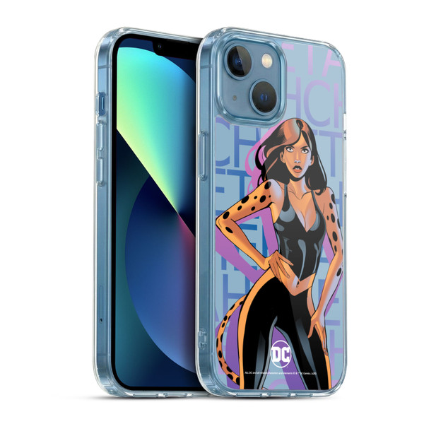 DC Women Core Compositions Cheetah Soft Gel Case for Apple iPhone 13 Mini & MagSafe