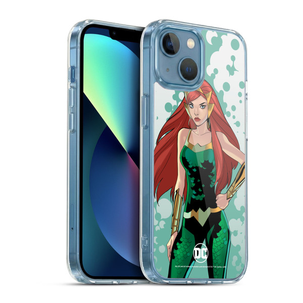 DC Women Core Compositions Mera Soft Gel Case for Apple iPhone 13 Mini & MagSafe