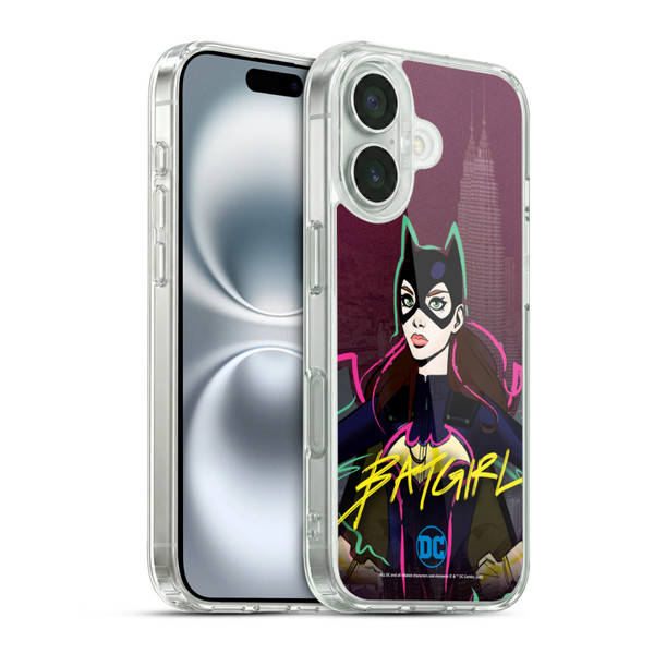 DC Women Core Compositions Batgirl Soft Gel Case for Apple iPhone 16 & MagSafe