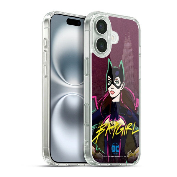 DC Women Core Compositions Batgirl Soft Gel Case for Apple iPhone 16 Plus & MagSafe