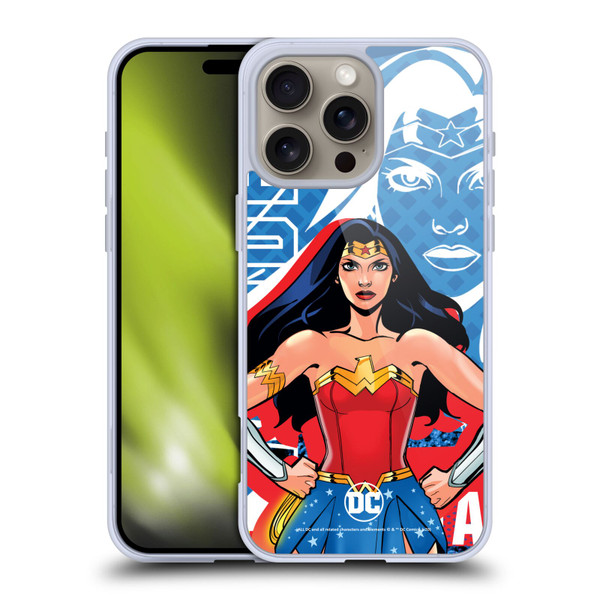 DC Women Core Compositions Wonder Woman Soft Gel Case for Apple iPhone 16 Pro Max