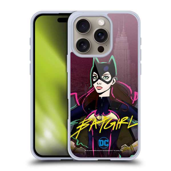 DC Women Core Compositions Batgirl Soft Gel Case for Apple iPhone 16 Pro