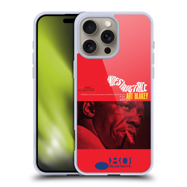 Blue Note Records Albums Art Blakey Indestructible Soft Gel Case for Apple iPhone 16 Pro Max