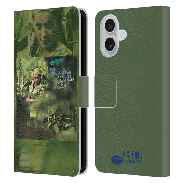 Blue Note Records Albums Horace Silver Cape Verdean Leather Book Wallet Case Cover For Apple iPhone 16