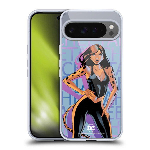 DC Women Core Compositions Cheetah Soft Gel Case for Google Pixel 9 Pro XL