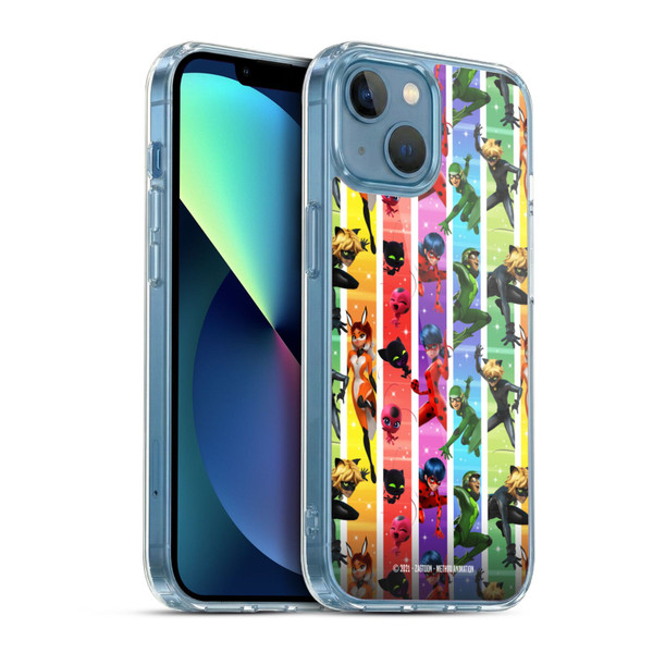 Miraculous Ladybug Graphics Pattern Soft Gel Case for Apple iPhone 13 Mini & MagSafe