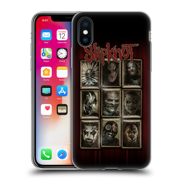 Slipknot Key Art Covered Faces Soft Gel Case for Apple iPhone X / iPhone XS