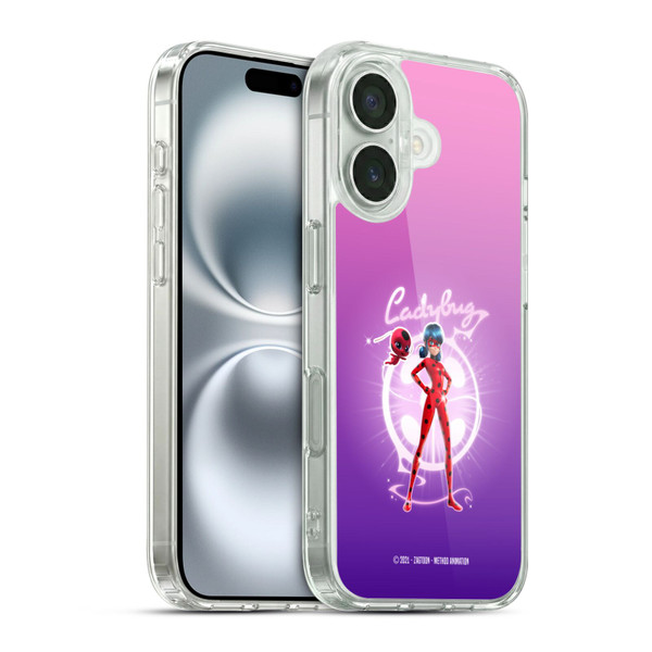 Miraculous Ladybug Graphics Ladybug Soft Gel Case for Apple iPhone 16 & MagSafe