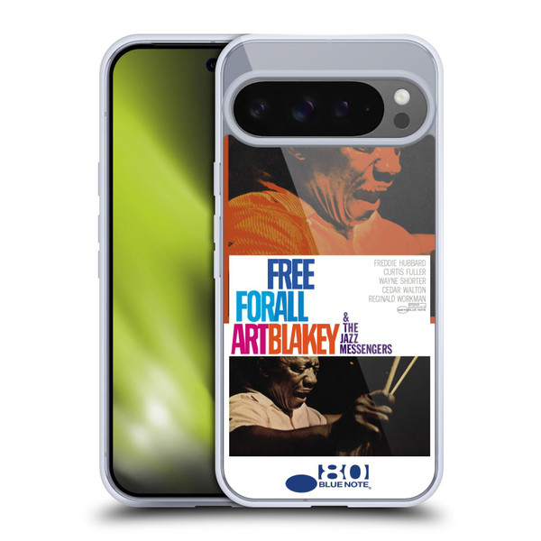 Blue Note Records Albums Art Blakey Free For All Soft Gel Case for Google Pixel 9 Pro XL