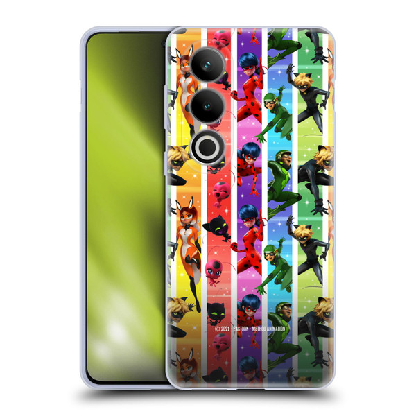Miraculous Tales of Ladybug & Cat Noir Graphics Pattern Soft Gel Case for OPPO OnePlus Ace 3V 5G