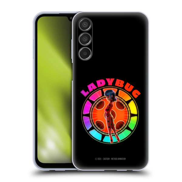 Miraculous Tales of Ladybug & Cat Noir Graphics Rainbow Soft Gel Case for Samsung Galaxy M15/F15 5G