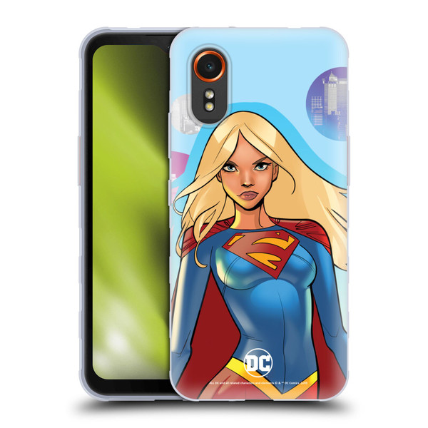 DC Women Core Compositions Supergirl Soft Gel Case for Samsung Galaxy Xcover7 5G