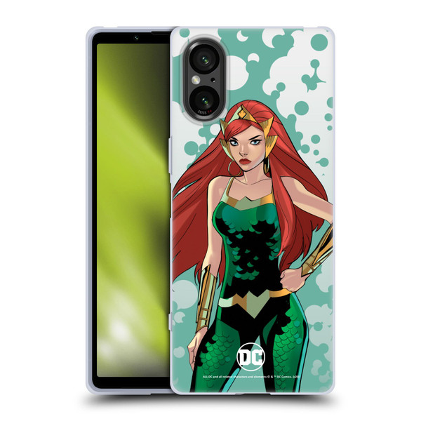 DC Women Core Compositions Mera Soft Gel Case for Sony Xperia 5 V 5G