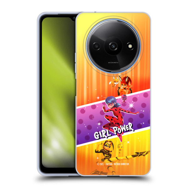 Miraculous Tales of Ladybug & Cat Noir Graphics Girl Power Soft Gel Case for Xiaomi Redmi A3