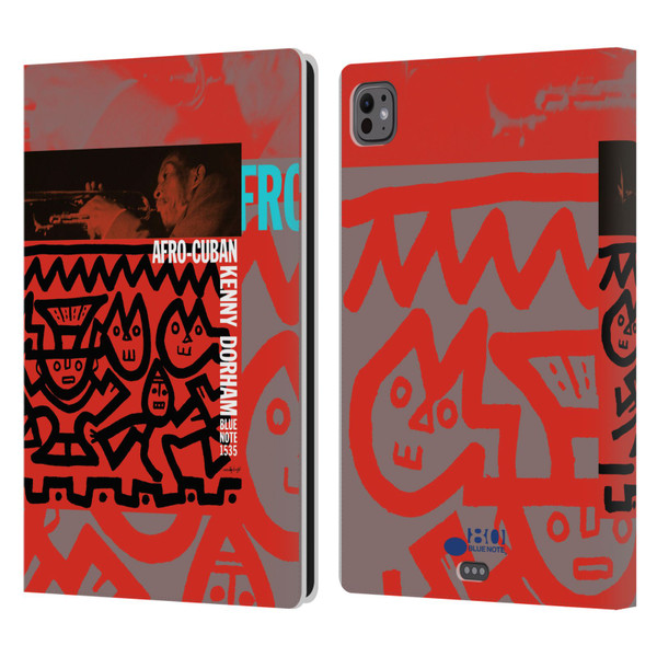 Blue Note Records Albums 2 Kenny Dorham Afro-Cuban Leather Book Wallet Case Cover For Apple iPad Pro 11 M4 2024