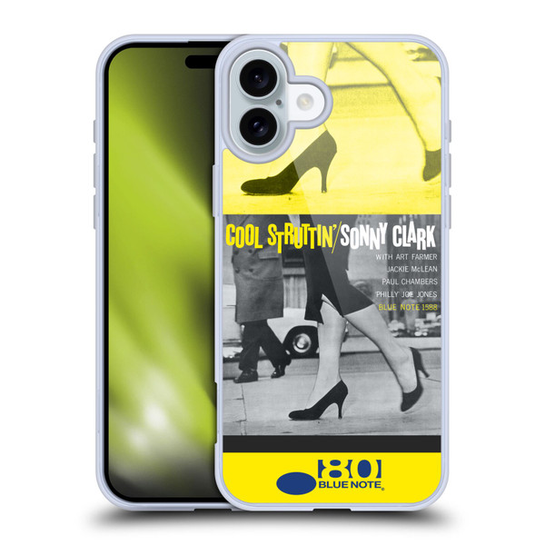 Blue Note Records Albums 2 Sonny Clark Cool Struttin' Soft Gel Case for Apple iPhone 16 Plus