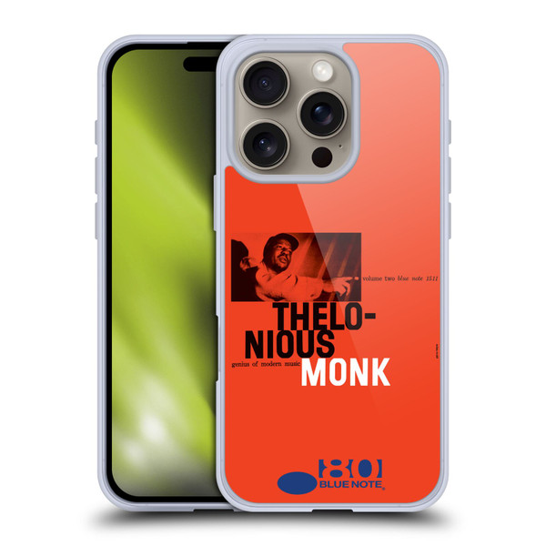 Blue Note Records Albums 2 Thelonious Monk Soft Gel Case for Apple iPhone 16 Pro