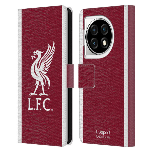 Liverpool Football Club 2023/24 Home Kit Leather Book Wallet Case Cover For OPPO OnePlus Ace 3 5G