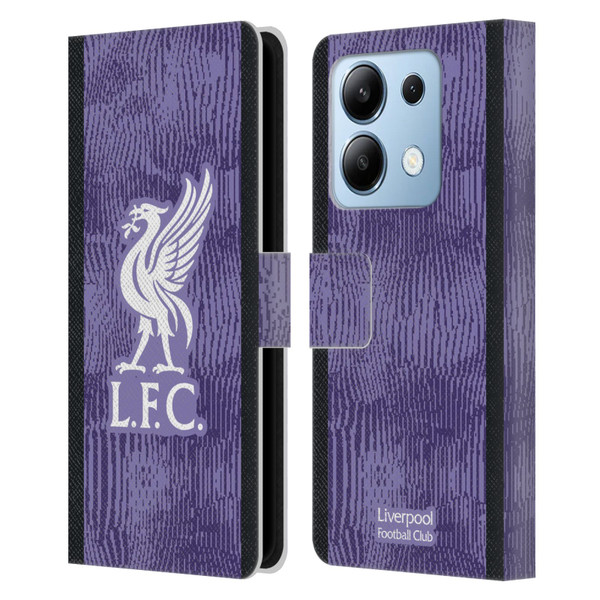 Liverpool Football Club 2023/24 Third Kit Leather Book Wallet Case Cover For Xiaomi Redmi Note 13/13 Pro 5G