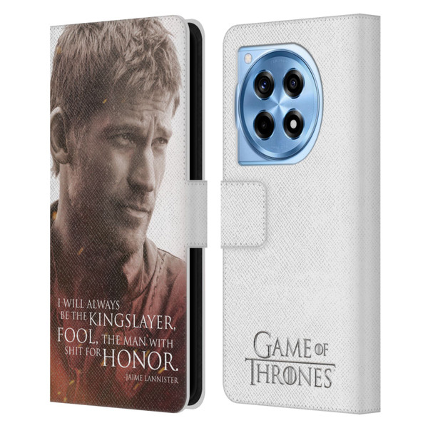 HBO Game of Thrones Character Portraits Jaime Lannister Leather Book Wallet Case Cover For OnePlus 12R