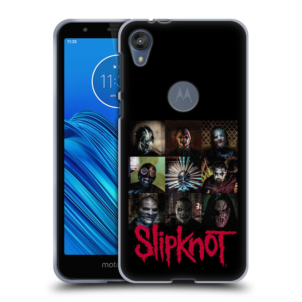 Slipknot Key Art Blocks Soft Gel Case for Motorola Moto E6