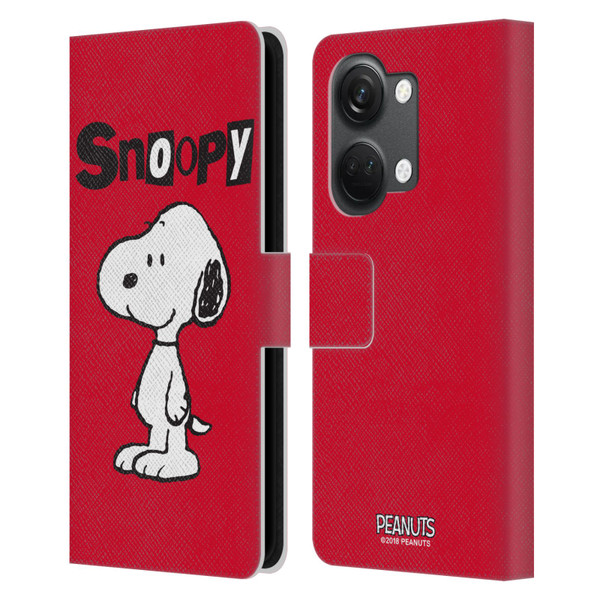 Peanuts Characters Snoopy Leather Book Wallet Case Cover For OnePlus Nord 3 5G