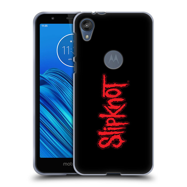 Slipknot Key Art Text Soft Gel Case for Motorola Moto E6