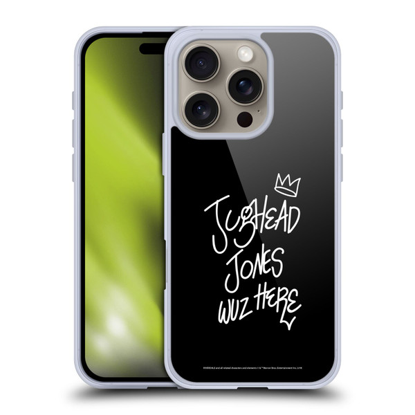 Riverdale Graphic Art Jughead Wuz Here Soft Gel Case for Apple iPhone 16 Pro