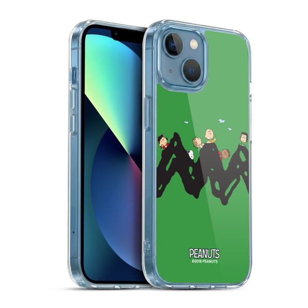 Peanuts Characters Group Soft Gel Case for Apple iPhone 13 Mini & MagSafe
