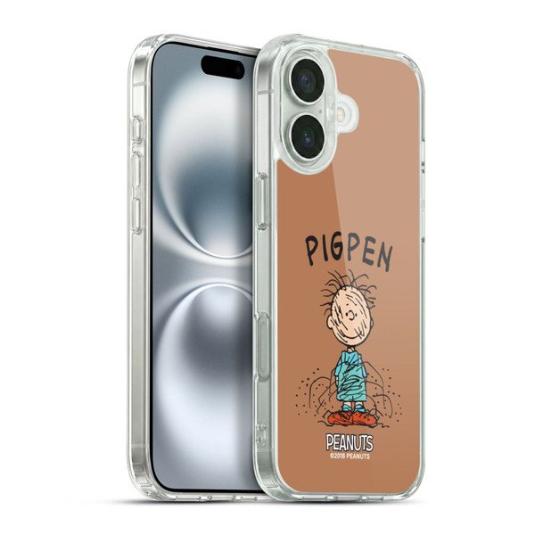 Peanuts Characters Pigpen Soft Gel Case for Apple iPhone 16 Plus & MagSafe
