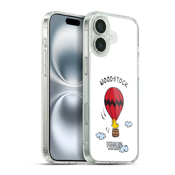 Peanuts Characters Woodstock Soft Gel Case for Apple iPhone 16 Plus & MagSafe