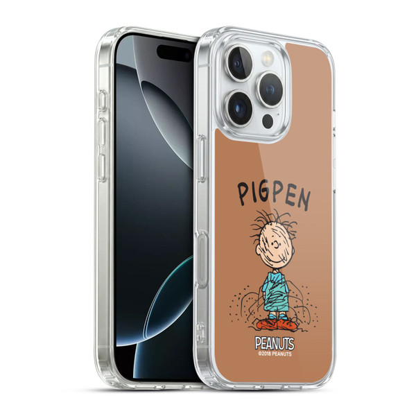 Peanuts Characters Pigpen Soft Gel Case for Apple iPhone 16 Pro & MagSafe