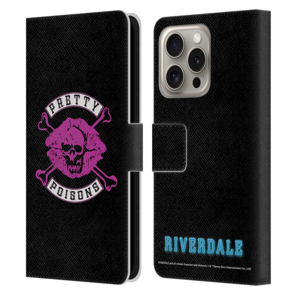 Riverdale Graphic Art Pretty Poisons Leather Book Wallet Case Cover For Apple iPhone 16 Pro