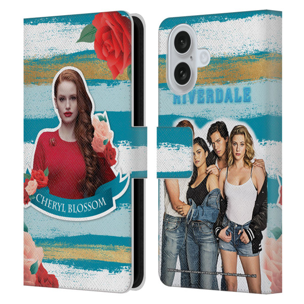 Riverdale Graphics Cheryl Blossom Leather Book Wallet Case Cover For Apple iPhone 16