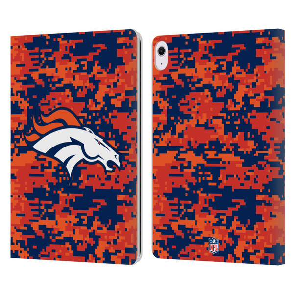 NFL Denver Broncos Graphics Digital Camouflage Leather Book Wallet Case Cover For Apple iPad Air 13 2024