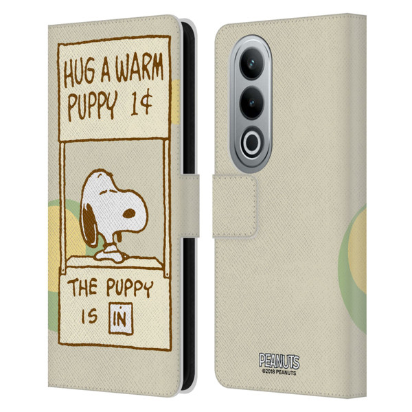 Peanuts Snoopy Hug Warm Leather Book Wallet Case Cover For OPPO OnePlus Ace 3V 5G